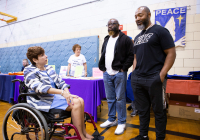 October 3, 2019:  Hundreds of Northeast Philadelphia-area senior citizens and their caregivers joined State Senator Christine M. Tartaglione for her Senior Expo today as she brought the annual event series to the Lawncrest Recreation Center for the first time in its more than 20-year history. Eager attendees collected valuable information from more than 50 vendors about topics ranging from health care to financial services to crime prevention.