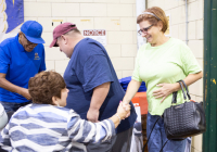 October 3, 2019:  Hundreds of Northeast Philadelphia-area senior citizens and their caregivers joined State Senator Christine M. Tartaglione for her Senior Expo today as she brought the annual event series to the Lawncrest Recreation Center for the first time in its more than 20-year history. Eager attendees collected valuable information from more than 50 vendors about topics ranging from health care to financial services to crime prevention.