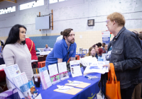 October 3, 2019:  Hundreds of Northeast Philadelphia-area senior citizens and their caregivers joined State Senator Christine M. Tartaglione for her Senior Expo today as she brought the annual event series to the Lawncrest Recreation Center for the first time in its more than 20-year history. Eager attendees collected valuable information from more than 50 vendors about topics ranging from health care to financial services to crime prevention.