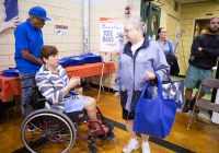 October 3, 2019:  Hundreds of Northeast Philadelphia-area senior citizens and their caregivers joined State Senator Christine M. Tartaglione for her Senior Expo today as she brought the annual event series to the Lawncrest Recreation Center for the first time in its more than 20-year history. Eager attendees collected valuable information from more than 50 vendors about topics ranging from health care to financial services to crime prevention.