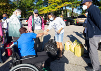 September 25, 2021 – State Senator Christine Tartaglione welcomed constituents from throughout the 2nd Senatorial District to Wissinoming Park today to help them dispose of their unwanted paper documents and electronic devices safely and securely.