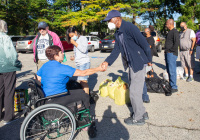 September 25, 2021 – State Senator Christine Tartaglione welcomed constituents from throughout the 2nd Senatorial District to Wissinoming Park today to help them dispose of their unwanted paper documents and electronic devices safely and securely.