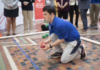 May 9, 2023: Sens. Costa and Tartaglione participated in the Special Olympics Unified Government Bocce Challenge tonight in the East Wing Rotunda. The annual event, which pulls together student athletes, Special Olympians and government officials as teammates, had been on hiatus since 2019.