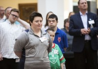 May 9, 2023: Sens. Costa and Tartaglione participated in the Special Olympics Unified Government Bocce Challenge tonight in the East Wing Rotunda. The annual event, which pulls together student athletes, Special Olympians and government officials as teammates, had been on hiatus since 2019.