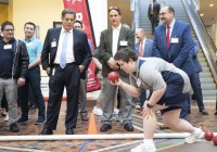 May 9, 2023: Sens. Costa and Tartaglione participated in the Special Olympics Unified Government Bocce Challenge tonight in the East Wing Rotunda. The annual event, which pulls together student athletes, Special Olympians and government officials as teammates, had been on hiatus since 2019.