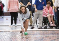 May 9, 2023: Sens. Costa and Tartaglione participated in the Special Olympics Unified Government Bocce Challenge tonight in the East Wing Rotunda. The annual event, which pulls together student athletes, Special Olympians and government officials as teammates, had been on hiatus since 2019.