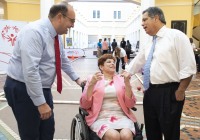 May 9, 2023: Sens. Costa and Tartaglione participated in the Special Olympics Unified Government Bocce Challenge tonight in the East Wing Rotunda. The annual event, which pulls together student athletes, Special Olympians and government officials as teammates, had been on hiatus since 2019.