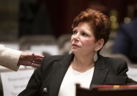 3 de enero de 2023: La senadora de Pensilvania Christine M. Tartaglione jura su octavo mandato como senadora de Pensilvania por el 2º distrito, que incluye partes de Filadelfia.