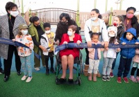 December 17, 2021: Sen. Tartaglione joined City Councilwoman Cherelle Parker at Tarken Recreation Center in the Oxford Circle neighborhood of Philadelphia yesterday to cut the ribbon on recent improvements to the facility made possible through city and state funding.