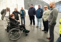 April 19, 2022: Sen. Tartaglione toured the facilities at Tioga Marine Terminal in Philadelphia .