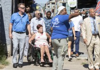 August 3, 2022: Sen. Tartaglione was joined today by Sen. Laughlin for a tour of the troubled Kensington and Allegheny area of North Philadelphia. Advocates and stakeholders in both corners of the state have been searching for solutions to epidemic opioid addiction and homelessness.