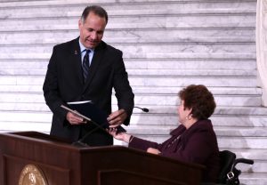 Sen. Tartaglione at the "World Suicide Prevention Day" event in the Capitol Rotunda in Harrisburg. 