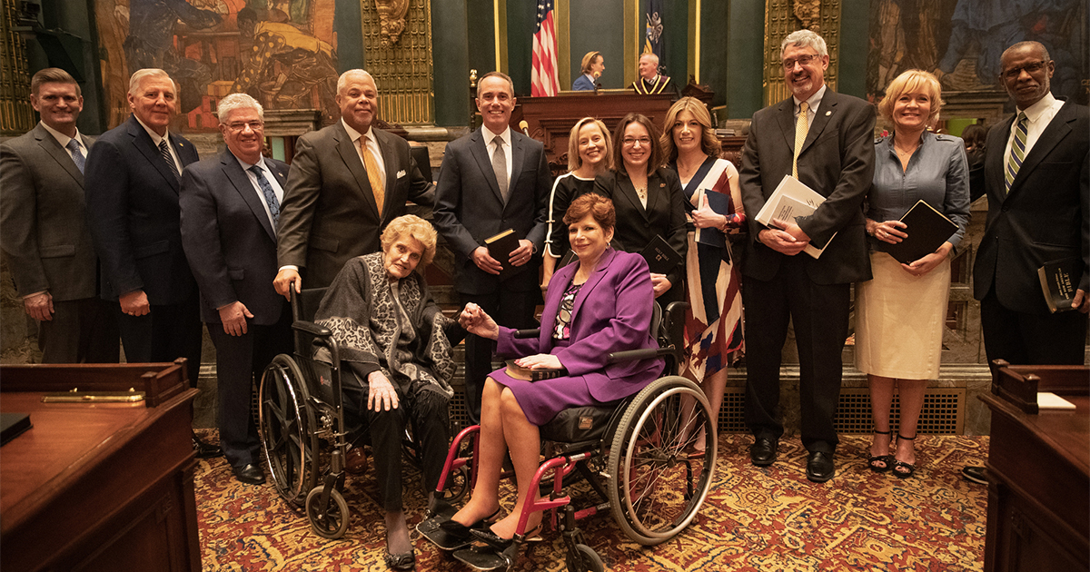 Tartaglione Commences Seventh PA Senate Term as Nation’s Oldest State Legislature Opens Its 2019-20 Session