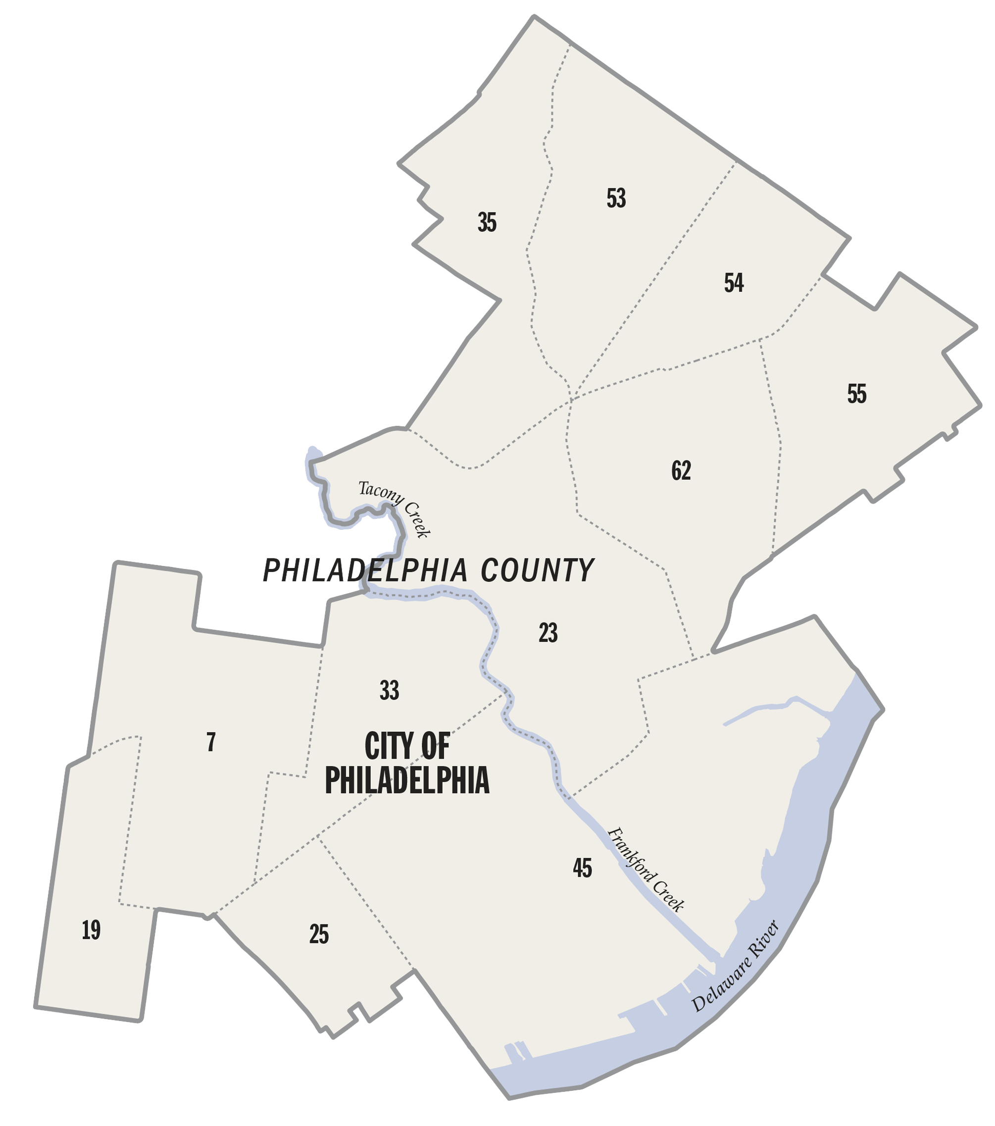 2022 Mapa del Distrito 2 del Senado
