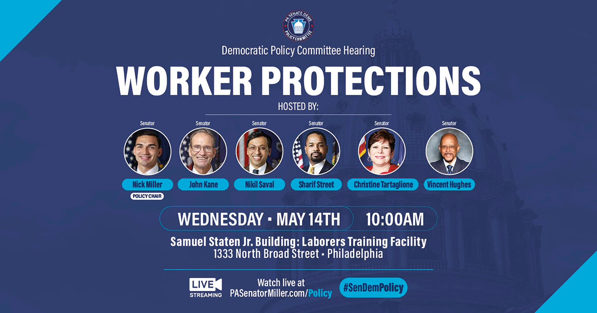 Worker Protections Hearing - Mayo 14, 2025